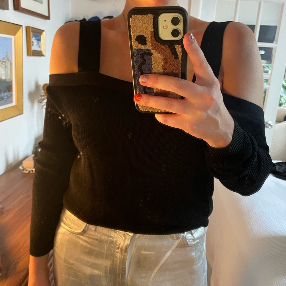 Wilfred Open Shoulder Sweater